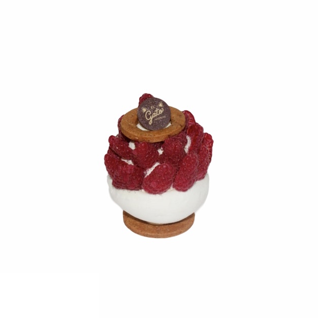 Pavlova framboise tonka